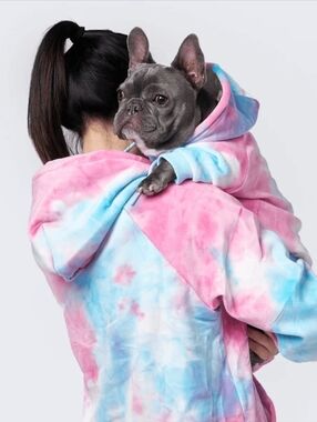 Spark Paws Cotton Candy Pet Hoodie (2XL)